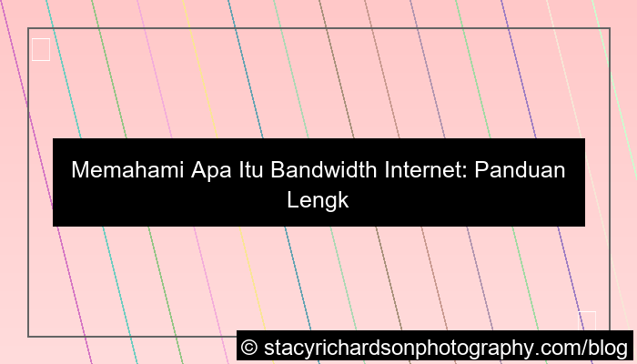apa itu bandwidth internet