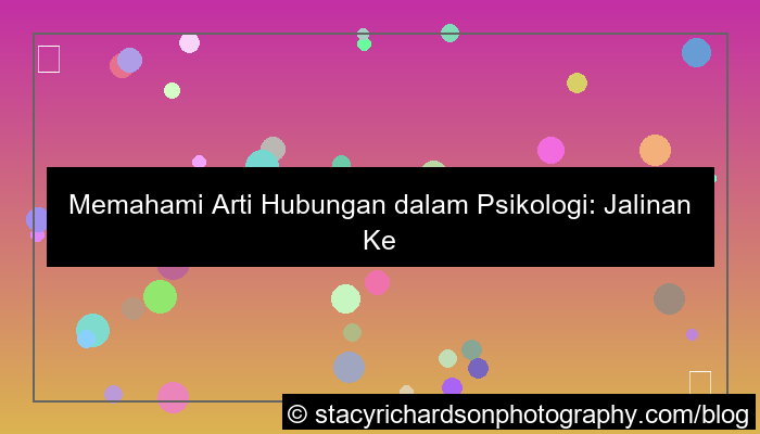 gambar arti hubungan dalam psikologi