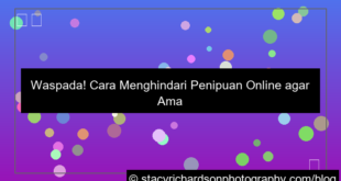 ilustrasi cara menghindari penipuan online