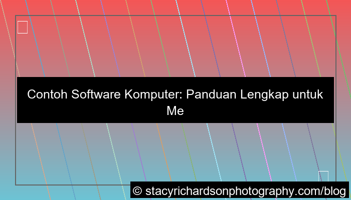 contoh software komputer