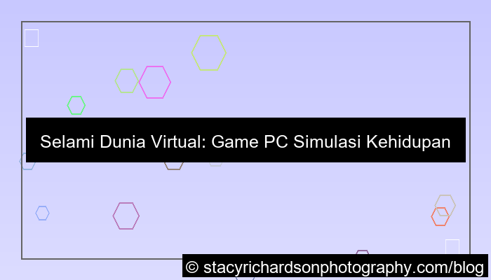 desain game pc simulasi kehidupan