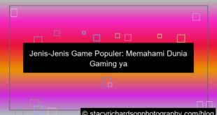jenis jenis game populer