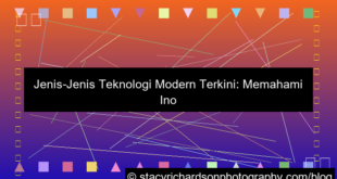 jenis jenis teknologi modern