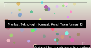 grafik manfaat teknologi informasi bagi bisnis