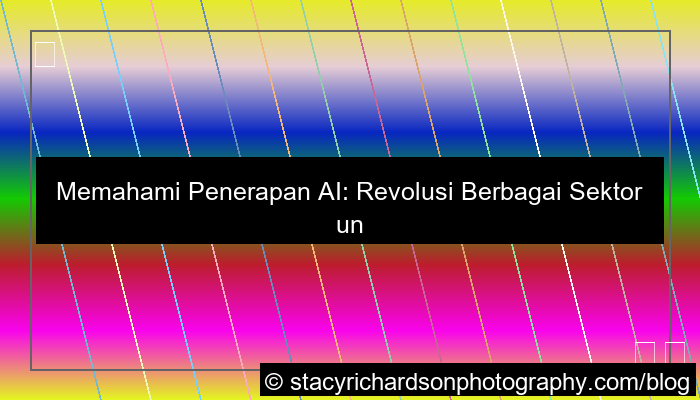 penerapan ai di berbagai bidang