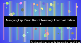 peran teknologi informasi dalam pendidikan