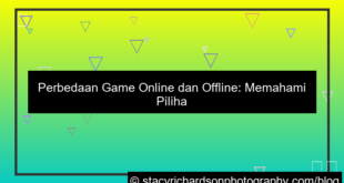 grafik perbedaan game online dan offline