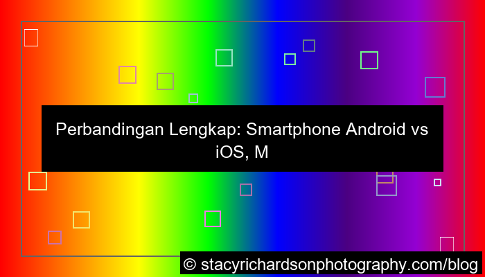 grafik perbedaan smartphone android dan ios