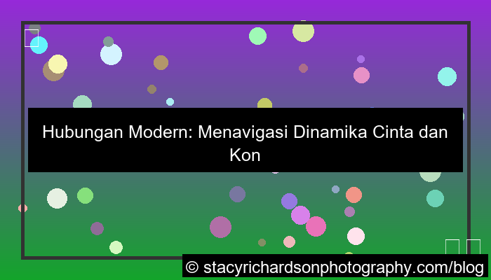 relationship dalam kehidupan modern