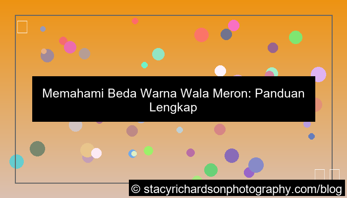 visual beda warna wala meron