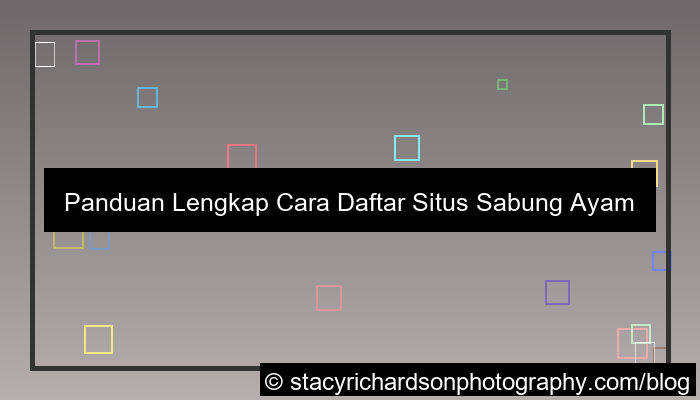 cara daftar situs sabung ayam