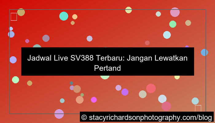 gambar jadwal live sv388