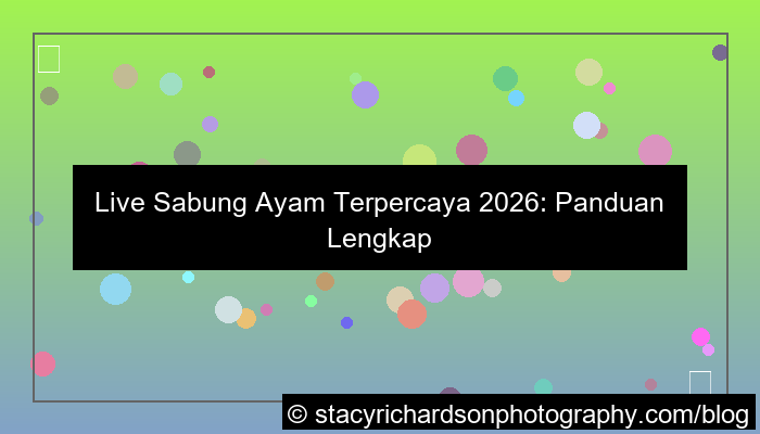 live sabung ayam terpercaya 2026