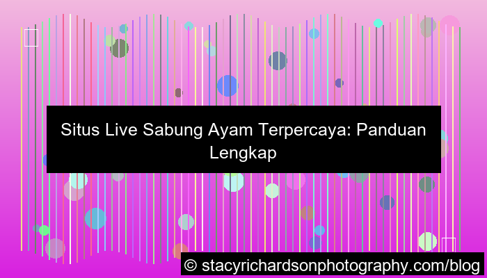 live sabung ayam terpercaya