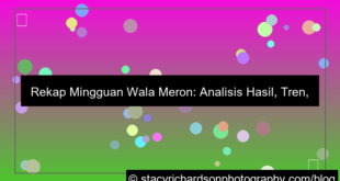 visual rekap mingguan wala meron