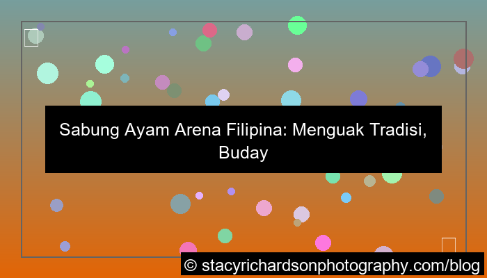 visual sabung ayam arena filipina