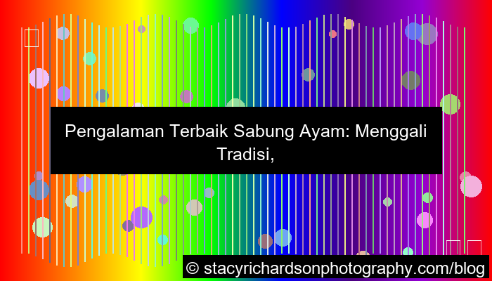 sabung ayam pengalaman terbaik