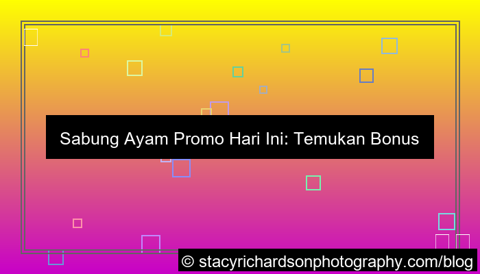 sabung ayam promo hari ini