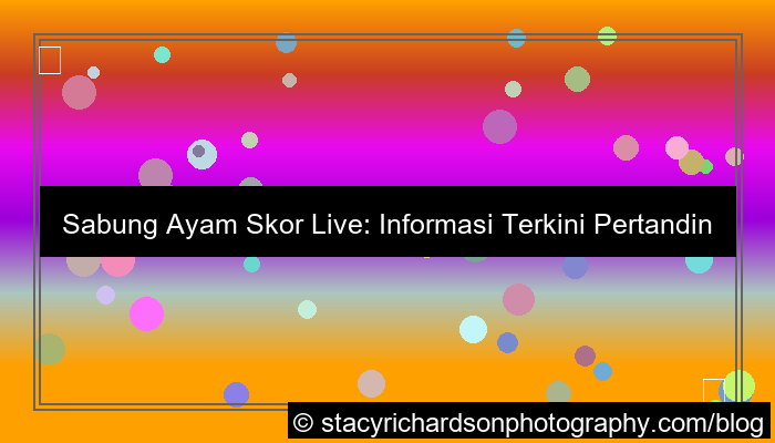 grafik sabung ayam skor live
