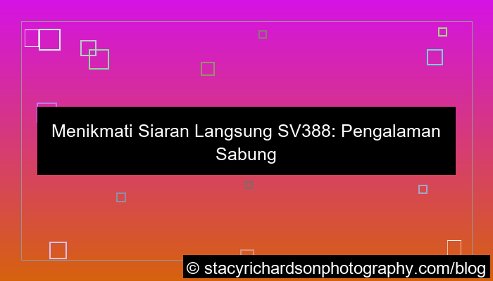 grafik siaran langsung sv388