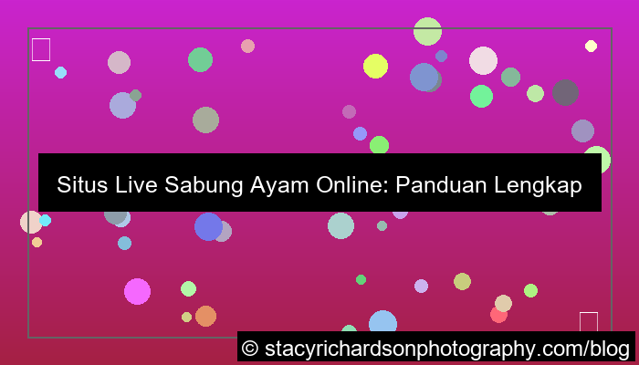 desain situs live sabung ayam