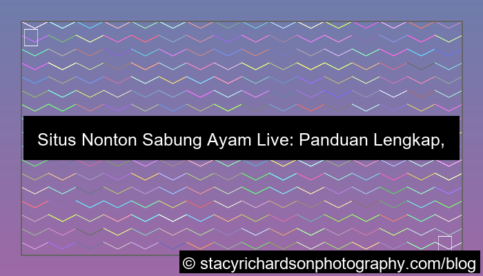 grafik situs nonton sabung ayam live