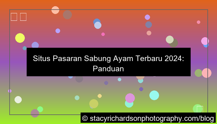 desain situs pasaran sabung ayam terbaru