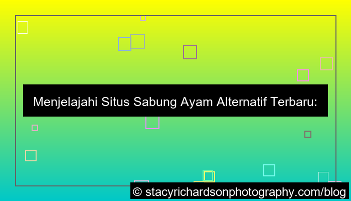 situs sabung ayam alternatif terbaru