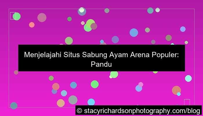 situs sabung ayam arena populer