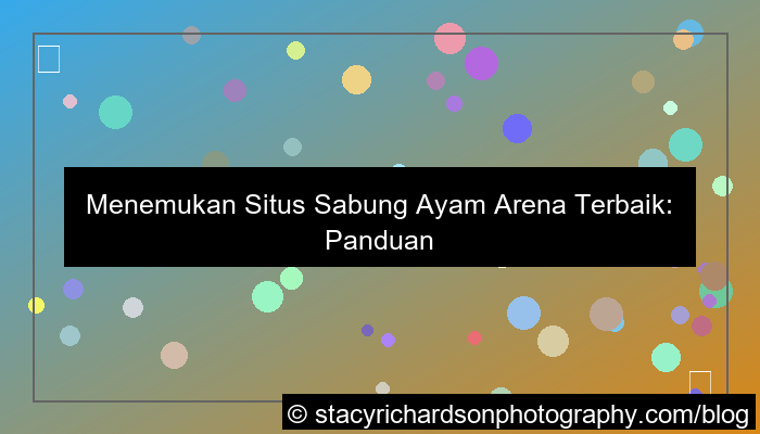situs sabung ayam arena terbaik