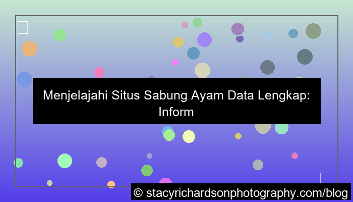 situs sabung ayam data lengkap