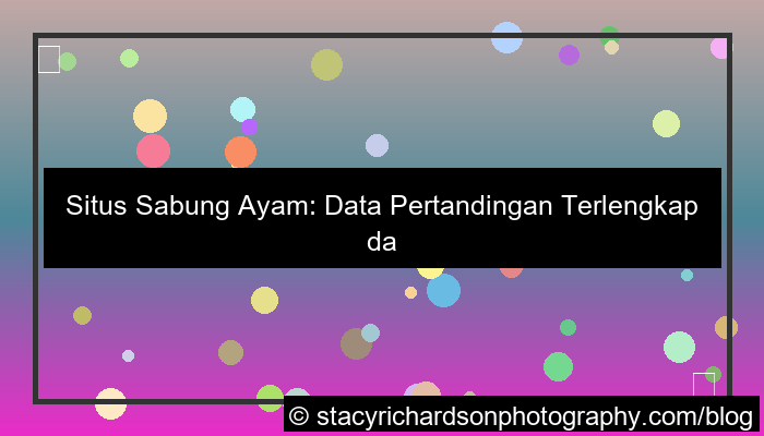 situs sabung ayam data pertandingan