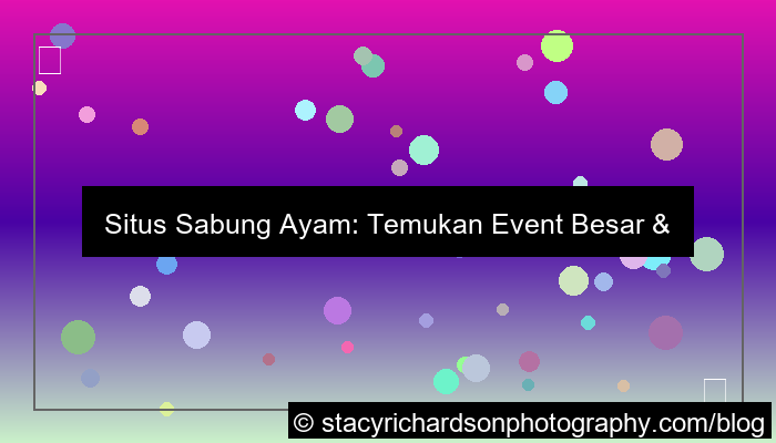 situs sabung ayam event besar