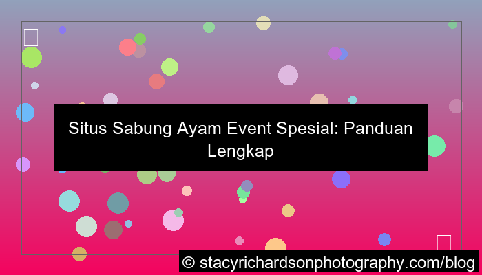 situs sabung ayam event spesial