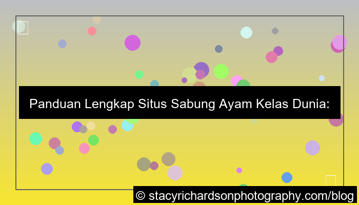 desain situs sabung ayam kelas dunia