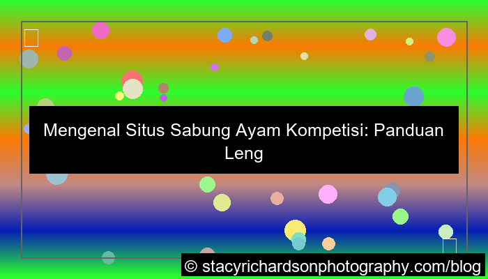 desain situs sabung ayam kompetisi