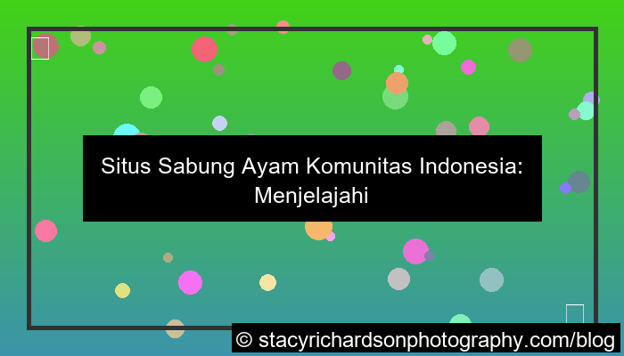 gambar situs sabung ayam komunitas indonesia