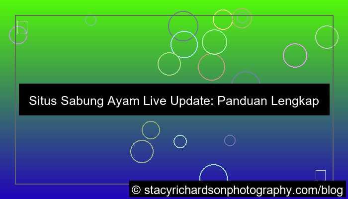 ilustrasi situs sabung ayam live update