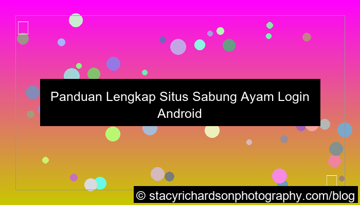 desain situs sabung ayam login android