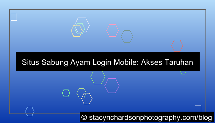 ilustrasi situs sabung ayam login mobile