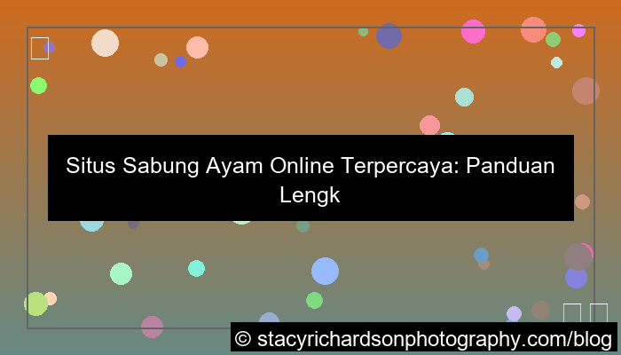 desain situs sabung ayam panduan daftar