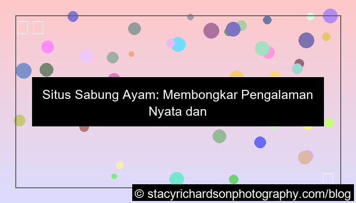 visual situs sabung ayam pengalaman real