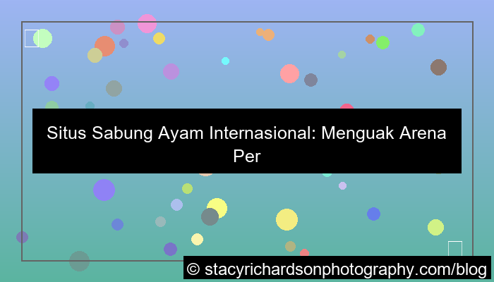 ilustrasi situs sabung ayam pertandingan internasional