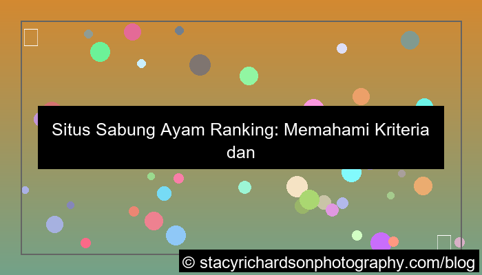situs sabung ayam ranking