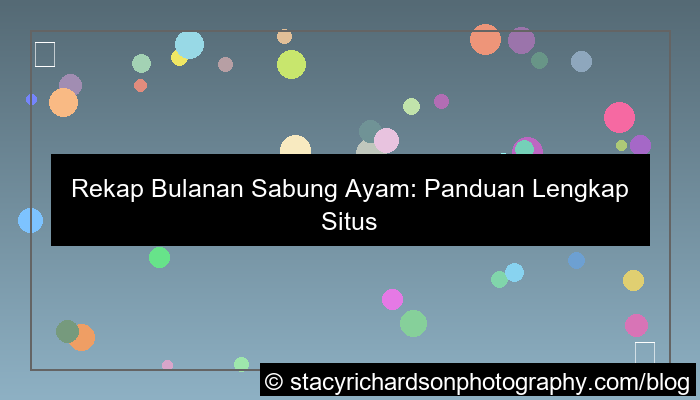 grafik situs sabung ayam rekap bulanan