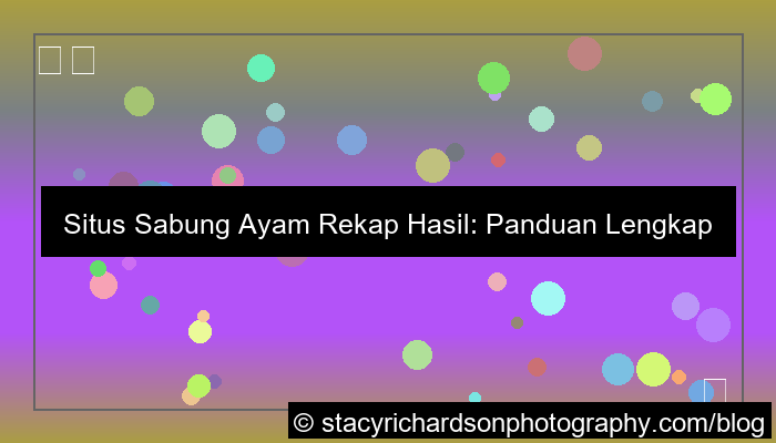 situs sabung ayam rekap hasil