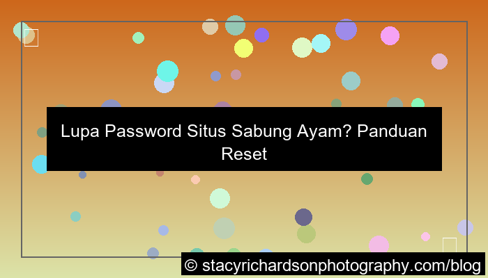 desain situs sabung ayam reset password