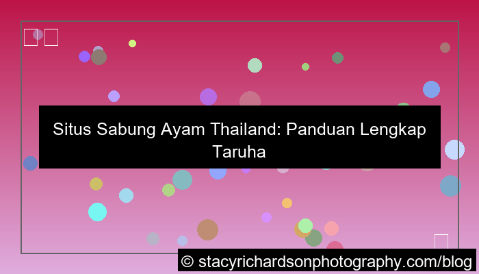 situs sabung ayam thailand