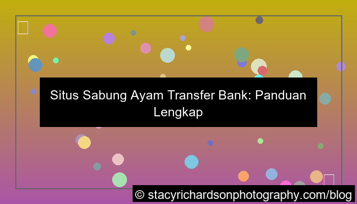 gambar situs sabung ayam transfer bank