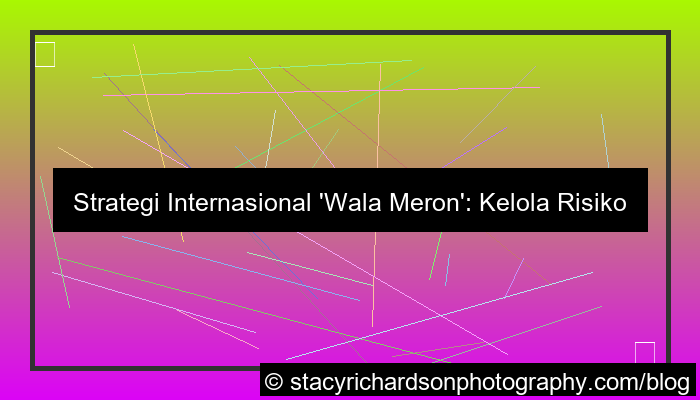 desain strategi internasional wala meron